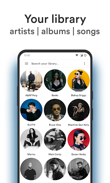 Screenshots Retro Music Player - Trình phát nhạc miễn phí trên điện thoại