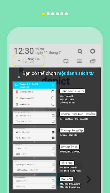Screenshots WordBit Tiếng Anh - App học từ vựng tiếng Anh miễn phí, hiệu quả
