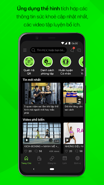Screenshots LEEP.APP - App kết nối, tìm và lựa chọn huấn luyện viên GYM cá nhân