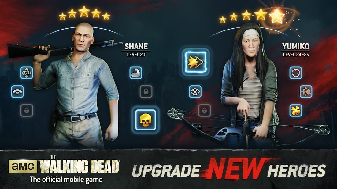Screenshots The Walking Dead No Man's Land - Game sinh tồn zombie trên điện thoại