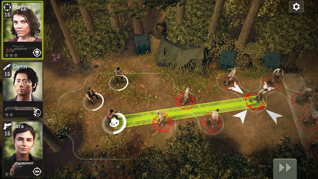 Screenshots The Walking Dead No Man's Land - Game sinh tồn zombie trên điện thoại