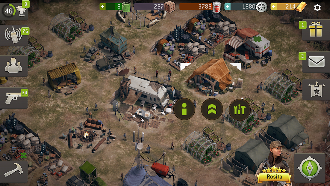 Screenshots The Walking Dead No Man's Land - Game sinh tồn zombie trên điện thoại