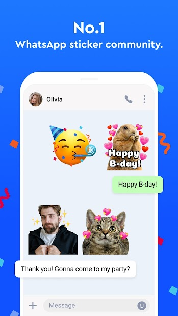 Screenshots Sticker.ly - Ứng dụng tạo nhãn dán, ảnh động trên WhatsApp