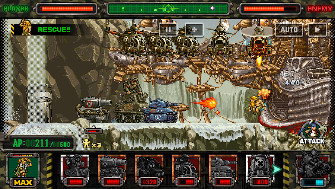 Screenshots METAL SLUG ATTACK - Rambo Công Kích | Game chiến thuật đặc sắc