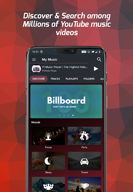 Screenshots Pi Music Player - MP3 Player: Ứng dụng nghe, cắt và chỉnh sửa nhạc hay