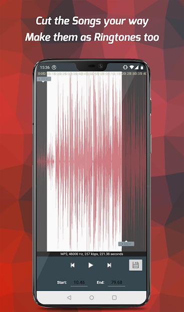 Screenshots Pi Music Player - MP3 Player: Ứng dụng nghe, cắt và chỉnh sửa nhạc hay