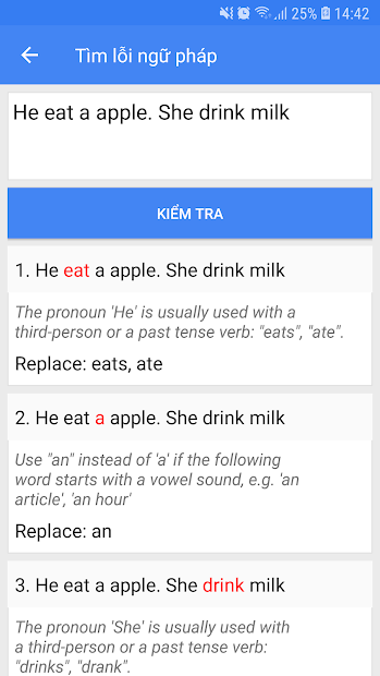 Screenshots Blue Dictionary - Ứng dụng tra từ điển Anh Việt Offline miễn phí