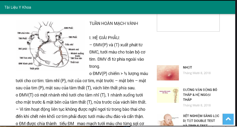 Screenshots Tài liệu y khoa - Cung cấp tài liệu, các kỹ thuật y khoa uy tín