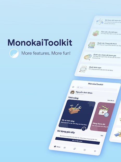 Screenshots Monokai Toolkit - Tải video, xóa bạn bè, lọc bình luận trên Facebook