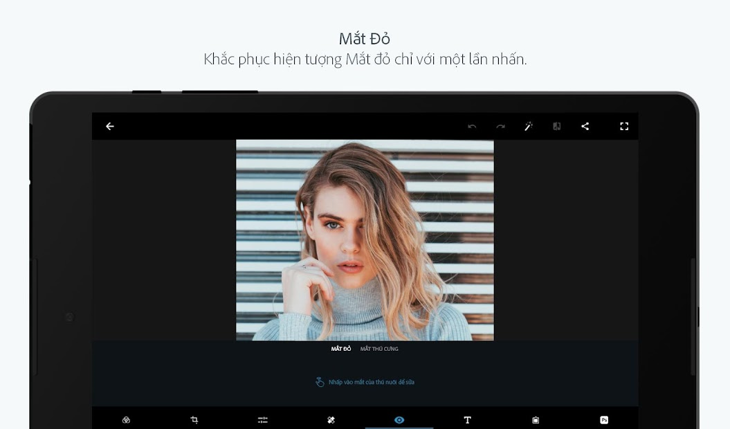 Screenshots Adobe Photoshop Express: Ứng dụng chỉnh sửa ảnh, bộ lọc màu phong phú