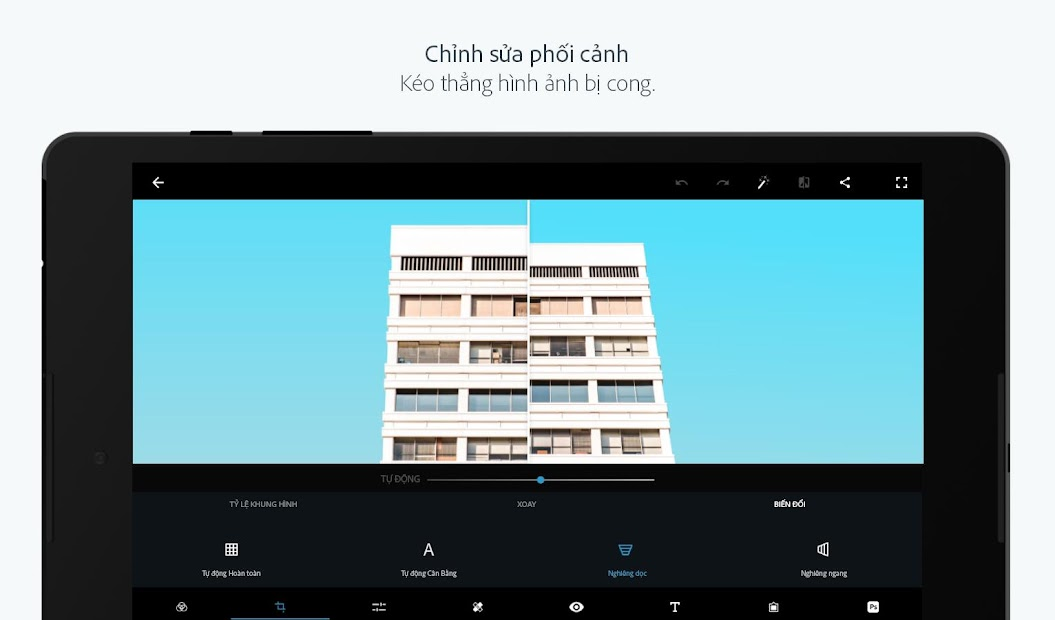Screenshots Adobe Photoshop Express: Ứng dụng chỉnh sửa ảnh, bộ lọc màu phong phú