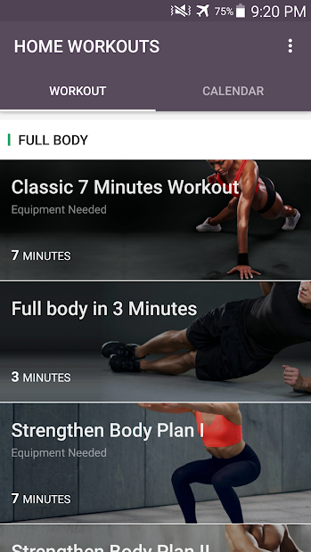 Screenshots Home Workout - App tập thể dục giảm cân tại nhà, không cần dụng cụ