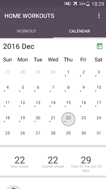 Screenshots Home Workout - App tập thể dục giảm cân tại nhà, không cần dụng cụ