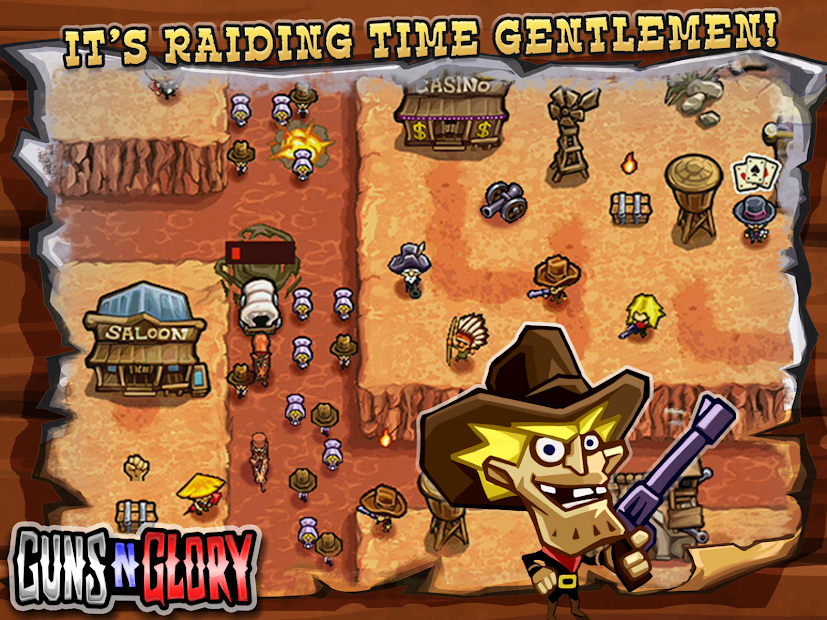 Screenshots Guns'n'Glory - Cao bồi miền Tây | Game chiến thuật thủ thành