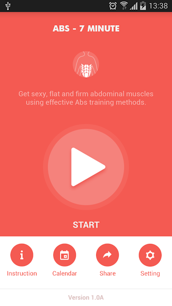 Screenshots Abs workout 7 minutes - App tập Gym, bài tập cơ bụng (Abs) tại nhà