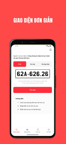 Screenshots Biển số xe - Ứng dụng tra cứu biển số xe máy, ô tô toàn quốc