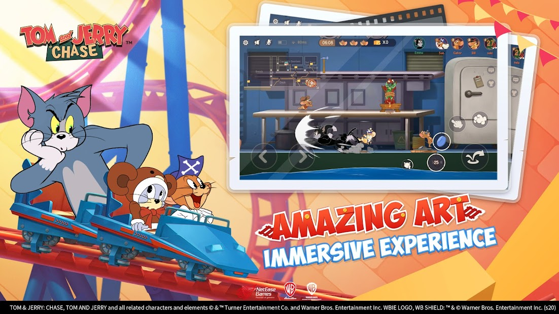 Screenshots Tom & Jerry: Chase - Game sinh tồn siêu dị trên điện thoại