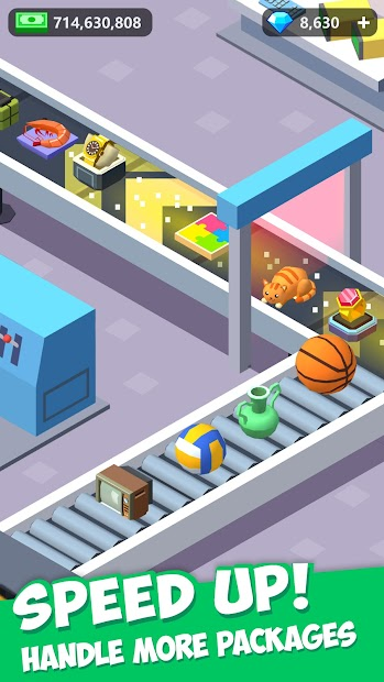 Screenshots Idle Courier Tycoon - Game mô phỏng quản lý công ty 3D trên điện thoại