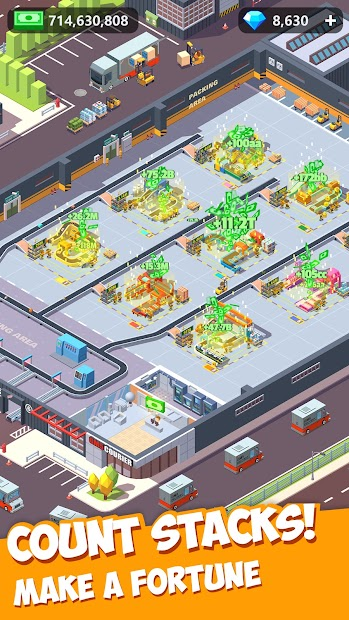 Screenshots Idle Courier Tycoon - Game mô phỏng quản lý công ty 3D trên điện thoại