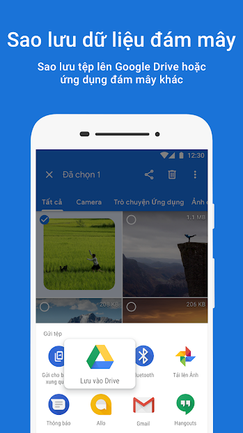 Screenshots Google Files: Ứng dụng quản lý, giải phóng dung lượng điện thoại