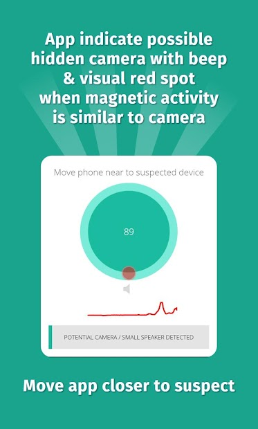 Screenshots Hidden Camera Detector: Ứng dụng phát hiện camera quay lén