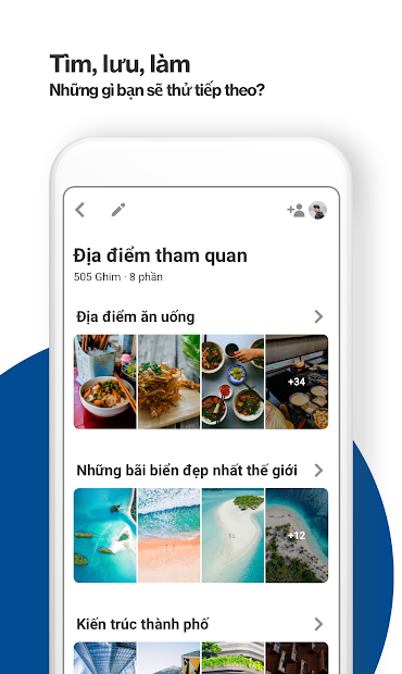 Screenshots Pinterest Lite - Ứng dụng truy cập Pinterest khi mạng yếu, mạng chậm