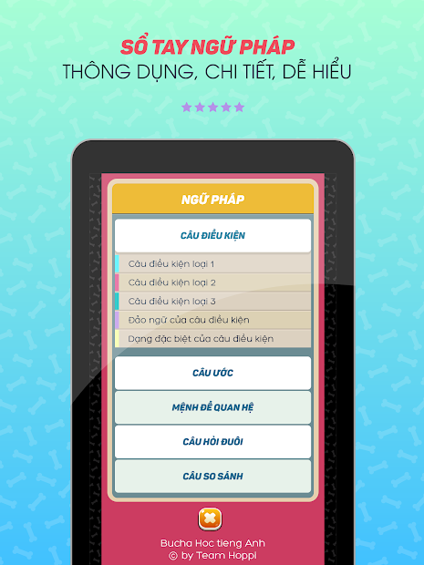 Screenshots Bucha học tiếng Anh - App học tiếng Anh giao tiếp, từ vựng, ngữ pháp