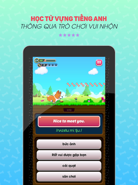 Screenshots Bucha học tiếng Anh - App học tiếng Anh giao tiếp, từ vựng, ngữ pháp