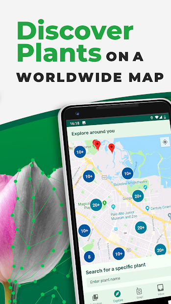 Screenshots PlantSnap: App nhận diện cây, xác định tên loại hoa bằng trí tuệ nhân tạo