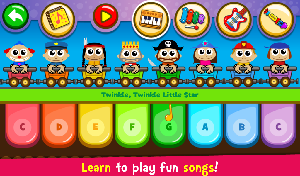 Screenshots Piano Kids: App học tập đàn, dạy chữ cái, học toán qua hình ảnh, âm nhạc cho bé