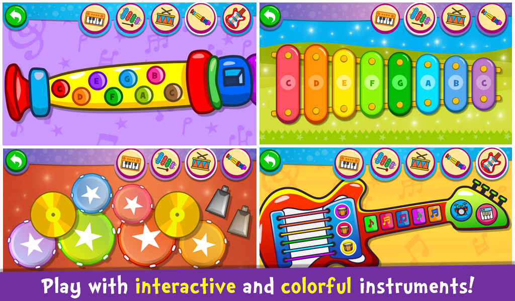 Screenshots Piano Kids: App học tập đàn, dạy chữ cái, học toán qua hình ảnh, âm nhạc cho bé