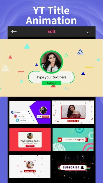 Screenshots Intro Maker for YT: Ứng dụng tạo video intro cho Youtube