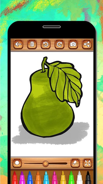 Screenshots Fruits Coloring Book & Drawing Book: Ứng dụng sách vẽ màu trái cây