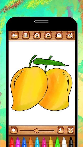 Screenshots Fruits Coloring Book & Drawing Book: Ứng dụng sách vẽ màu trái cây