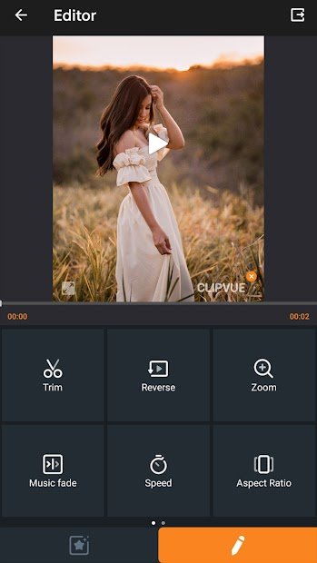 Screenshots Video Maker Clipvue: Ứng dụng chỉnh sửa, tạo video từ ảnh và nhạc