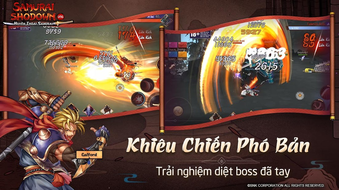 Screenshots Samurai Shodown VNG - Huyền thoại võ sĩ đạo | Game hành động nhập vai