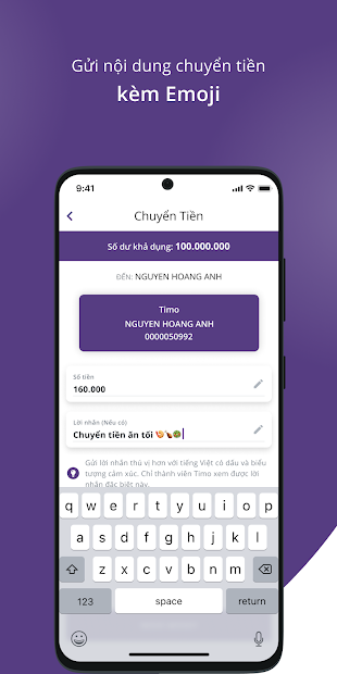 Screenshots Timo Plus: Ứng dụng ngân hàng số miễn phí, tiện lợi