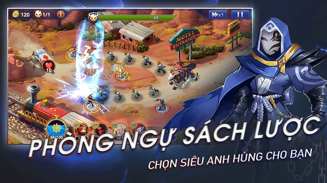 Screenshots D-MEN: The Defenders - Game thủ thành phong cách anh hùng