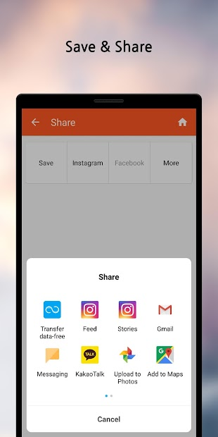 Screenshots Geulgram: Ứng dụng chèn chữ vào ảnh, ghép chữ vào hình độc đáo