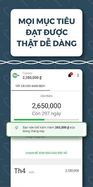 Screenshots Money Lover: Ứng dụng quản lý chi tiêu cá nhân, gia đình