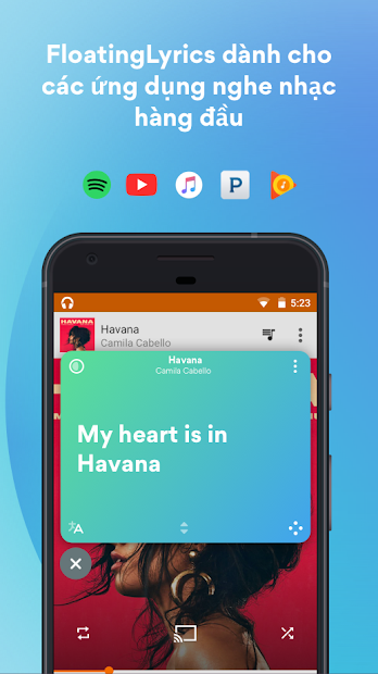 Screenshots Musixmatch music, lyrics - Ứng dụng tìm tên, lời bài hát qua giai điệu
