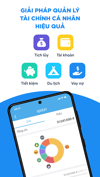 Screenshots MISA: Ứng dụng sổ thu chi, quản lý tài chính cá nhân