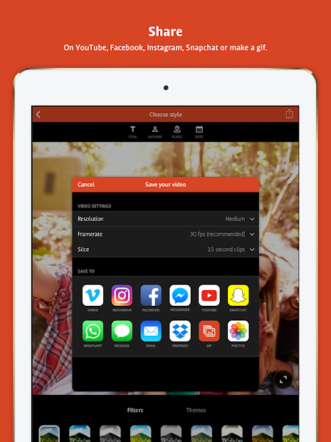 Screenshots Videoshop - Ứng dụng chỉnh sửa, cắt ghép, tạo và chèn nhạc vào video