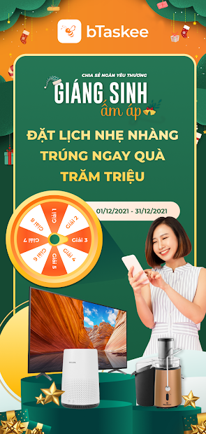 Screenshots bTaskee - Ứng dụng giúp việc nhà thời công nghệ