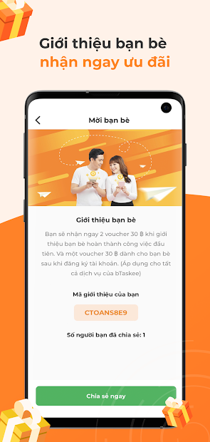 Screenshots bTaskee - Ứng dụng giúp việc nhà thời công nghệ