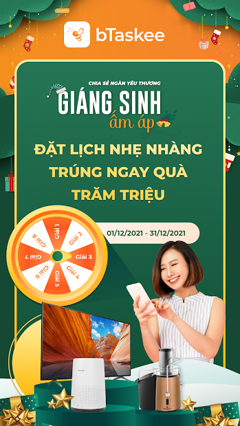 Screenshots bTaskee - Ứng dụng giúp việc nhà thời công nghệ