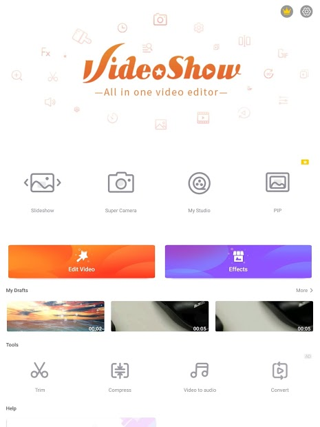 Screenshots VideoShow - Ứng dụng chỉnh sửa, tạo, biên tập video chuyên nghiệp
