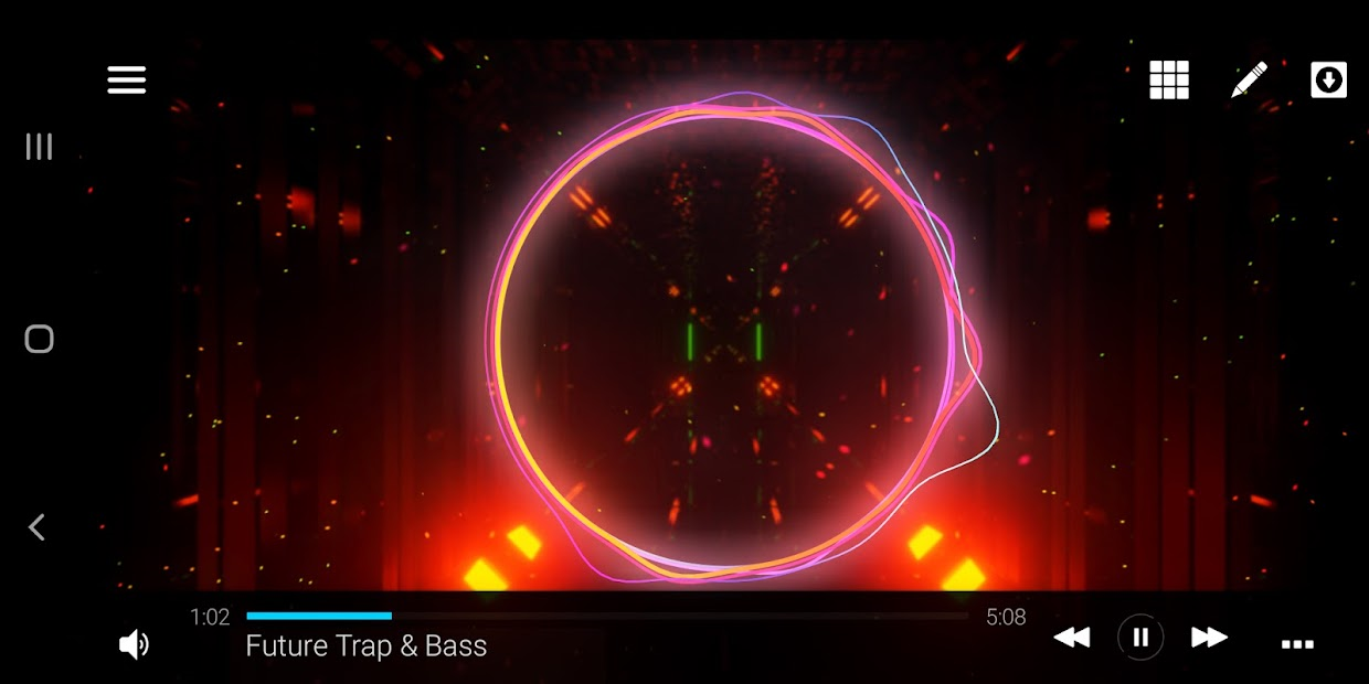 Screenshots Avee Music Player - Ứng dụng tạo video sóng nhạc, nghe, chỉnh sửa nhạc