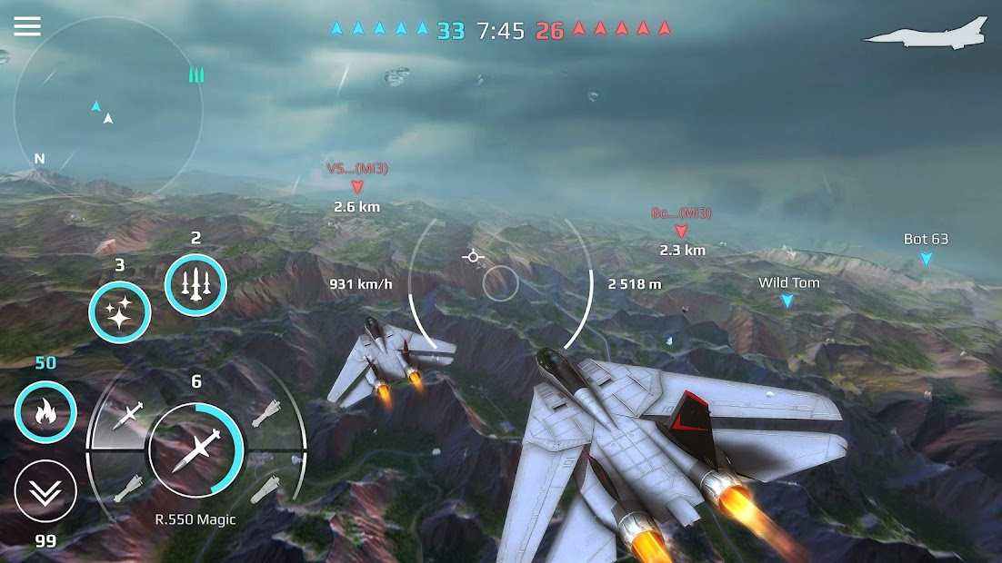 Screenshots Sky Combat - Đại chiến trên không | Game bắn máy bay online