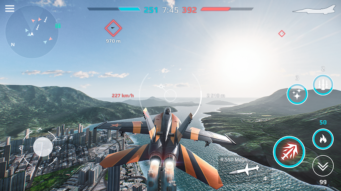 Screenshots Sky Combat - Đại chiến trên không | Game bắn máy bay online